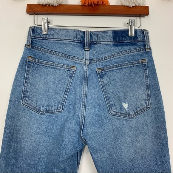 Abercrombie & Fitch The Skinny High Rise Distressed Jeans Size 27 - Picture 6 of 9